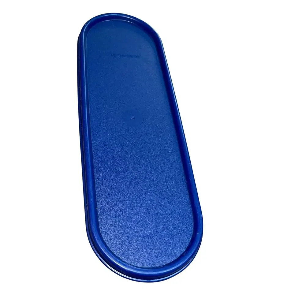 Tupperware 2402A Modular Mates Super Oval Replacement Seal Lid Navy Blue USA